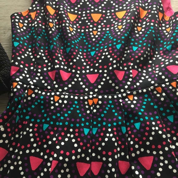 nanette lapore size 4 multicolor fit & flare dress - Picture 2 of 4